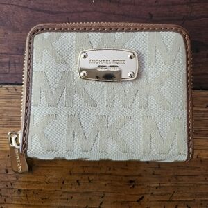 Michael Kors small brown wallet